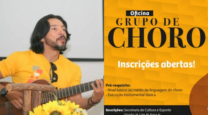 Incrições abertas para a Oficina de Choro de Valparaíso
