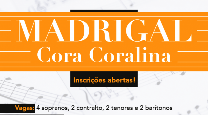 Abertas as inscrições para o Madrigal Cora Coralina de Valparaíso