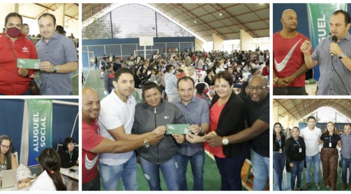 Pábio Mossoró entrega cartões do Aluguel Social a moradores de valparaíso