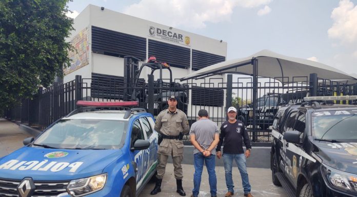 Roubava na Bahia e foi preso em Goiás