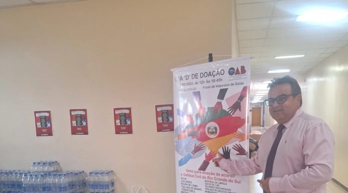Campanha Solidária da OAB de Valparaíso de Goiás e Novo Gama
