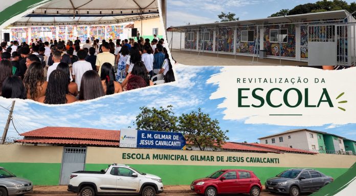 Revitalização da E. M. Gilmar Cavalcante é entregue à comunidade