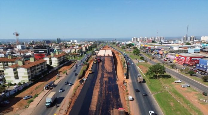 OBRAS DO VIADUTO DE VALPARAÍSO ENTRAM NA FASE DE PAVIMENTAÇÃO ASFÁLTICA