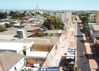 Com o apoio da gestão Caiado, Governo de Valparaíso realiza obras no Céu Azul