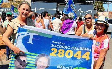 Dra. Zeli reforça campanha de Socorro Caldeira para vereadora em Valparaíso de Goiás