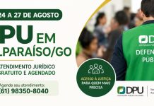 DPU realiza atendimento jurídico gratuito em Valparaíso de Goiás
